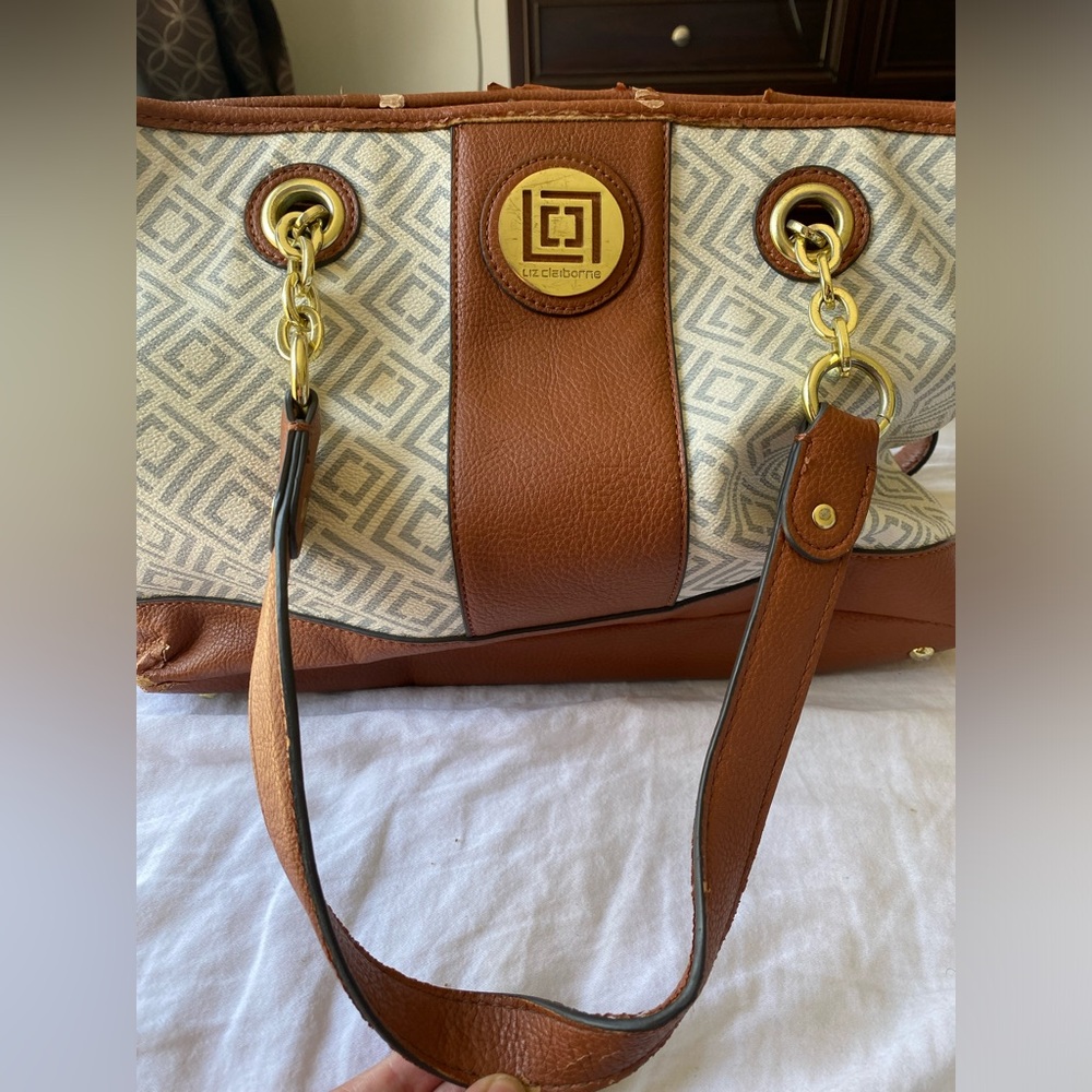 Liz Claiborne bag. A little flaws as shown on picture.